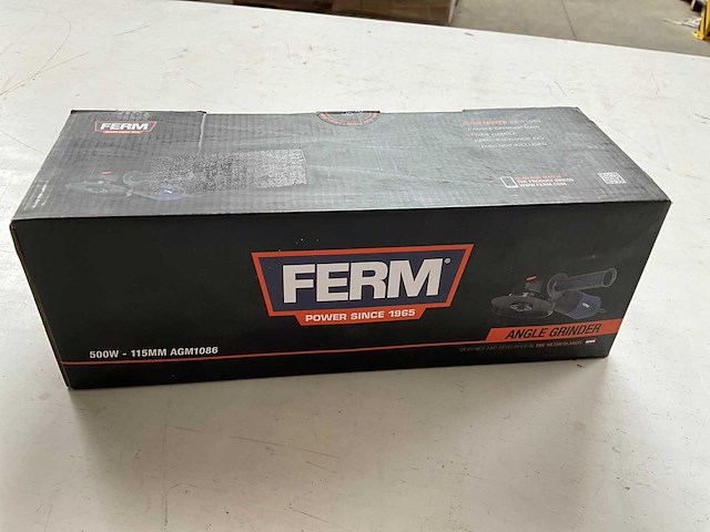 Ferm set vlakschuurmachine 240w, haakse slijper 500w en soldeerbout - afbeelding 7 van  11