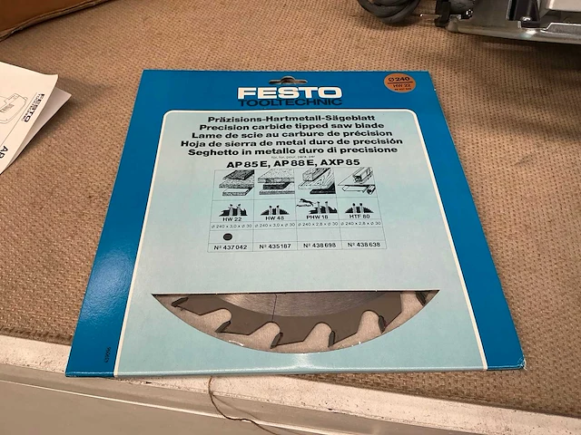 Festo ap 85 cirkelzaagmachine - afbeelding 5 van  7