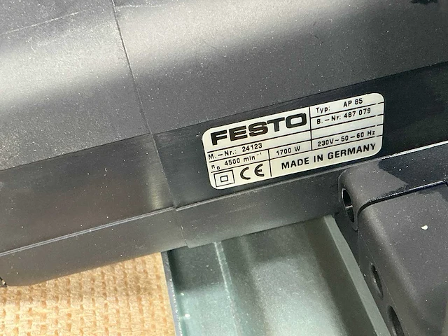 Festo ap 85 cirkelzaagmachine - afbeelding 7 van  7
