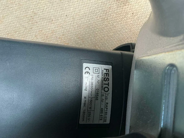 Festo rap180.03e roterende polijstmachine - afbeelding 9 van  9