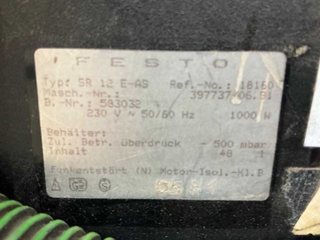 Festo sr 12 e-as industriële stofzuiger - afbeelding 9 van  9