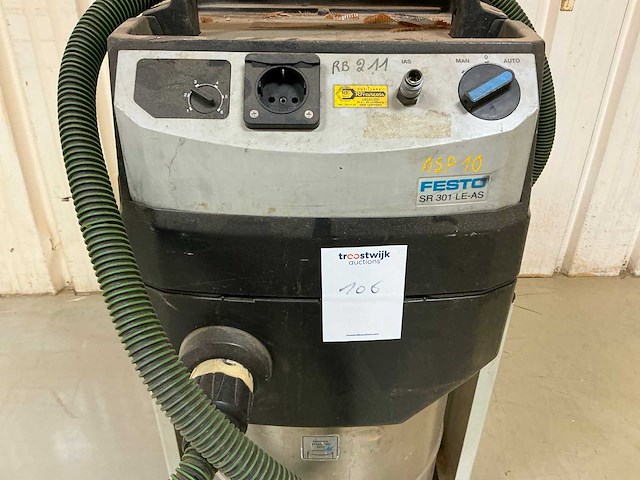 Festo sr 301 le-as industriële stofzuiger - afbeelding 6 van  8