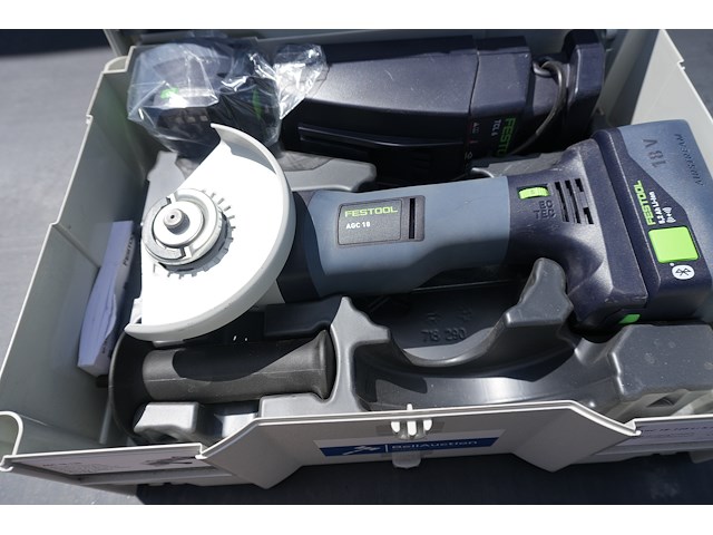 Festool accu haakse slijper agc 18-125 li 5,2 eb-plus - afbeelding 7 van  12