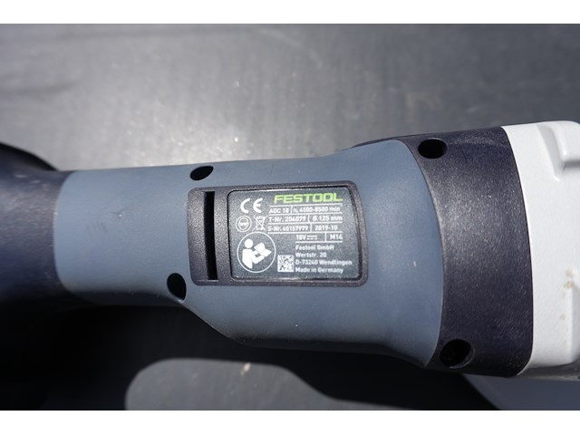 Festool accu haakse slijper agc 18-125 li 5,2 eb-plus - afbeelding 9 van  12