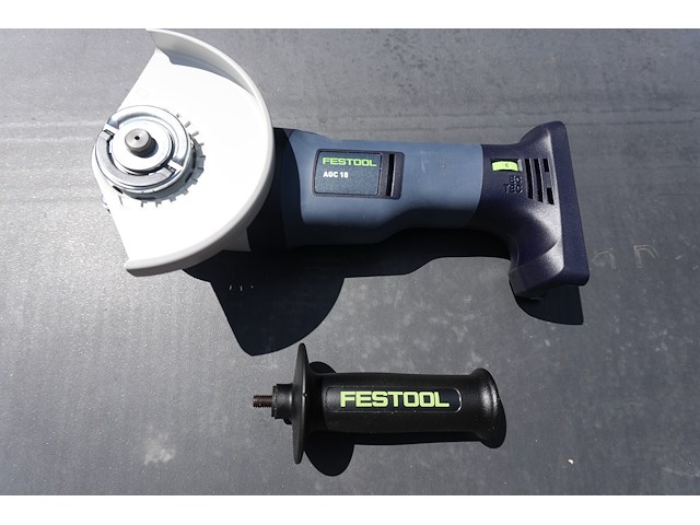 Festool accu haakse slijper agc 18-125 li eb-basic - afbeelding 1 van  8