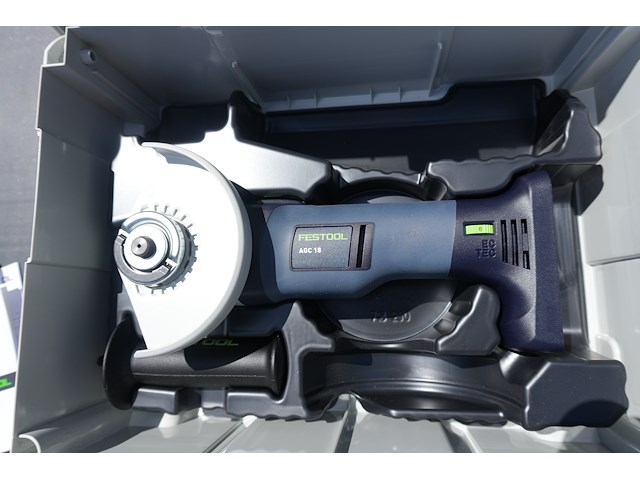 Festool accu haakse slijper agc 18-125 li eb-basic - afbeelding 2 van  8