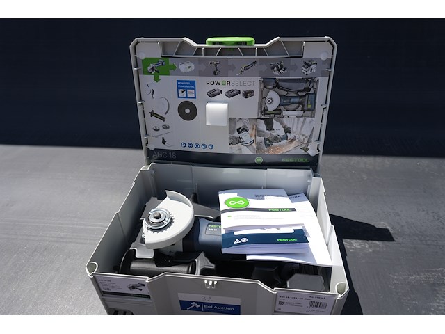 Festool accu haakse slijper agc 18-125 li eb-basic - afbeelding 3 van  8