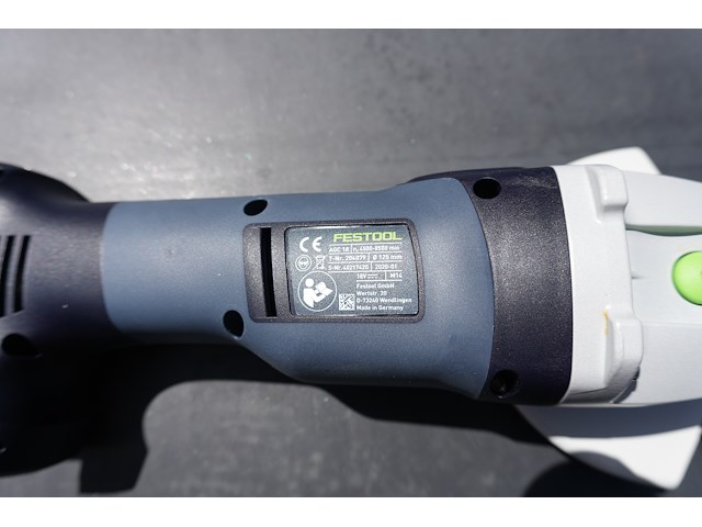 Festool accu haakse slijper agc 18-125 li eb-basic - afbeelding 4 van  8