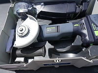 Festool accu haakse slijper agc 18-125 li eb-basic - afbeelding 2 van  11