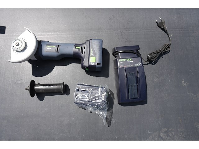 Festool accu haakse slijper agc 18-125 li eb-basic - afbeelding 1 van  11