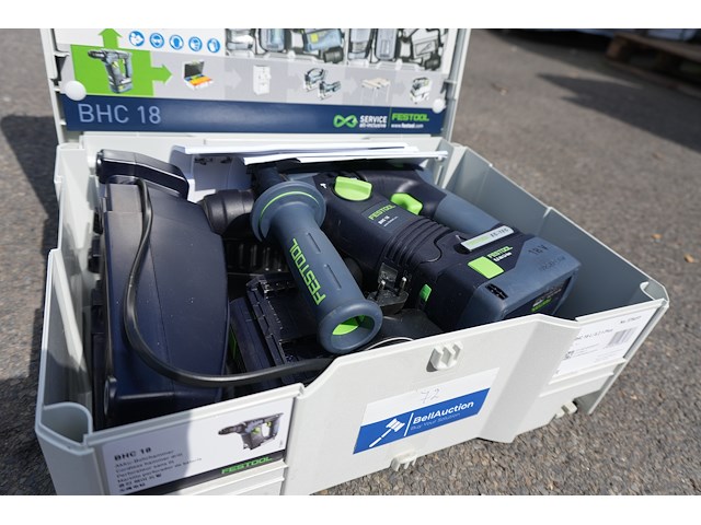 Festool accu klopboormachine bhc 18 li 5,2ah i-plus - afbeelding 8 van  10