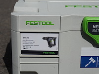 Festool accu klopboormachine bhc 18 li 5,2ah i-plus - afbeelding 10 van  10