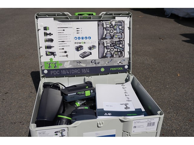 Festool accu klopboormachine pdc 18/4 quadrive i-plus - afbeelding 7 van  8