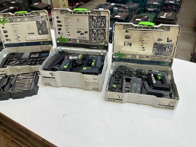 Festool accu-schroefboormachine (2x) - afbeelding 1 van  11