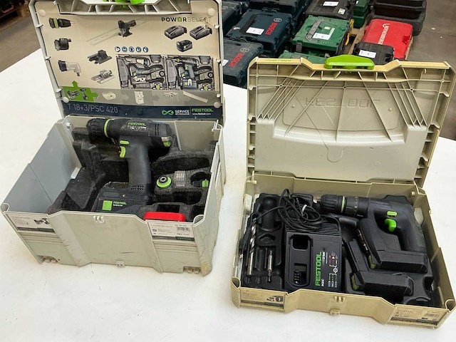 Festool accu-schroefboormachine (2x) - afbeelding 1 van  8