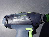 Festool accu schroefmachine t18+ 3 basic - afbeelding 4 van  10
