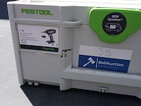 Festool accu schroefmachine t18+ 3 basic - afbeelding 9 van  10
