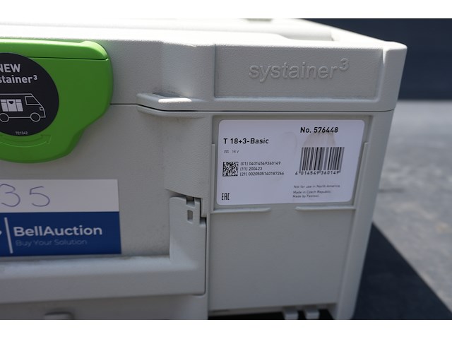Festool accu schroefmachine t18+ 3 basic - afbeelding 10 van  10
