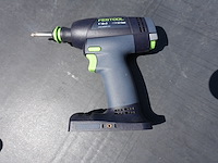 Festool accu schroefmachine t18+ 3 basic - afbeelding 8 van  9