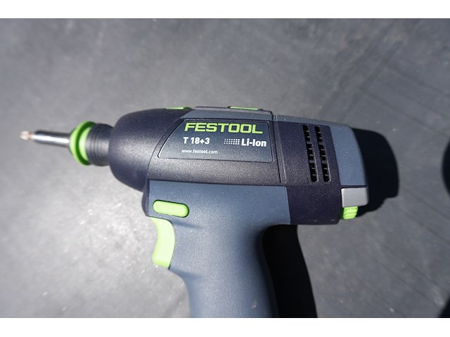 Festool accu schroefmachine t18+ 3 basic - afbeelding 9 van  9