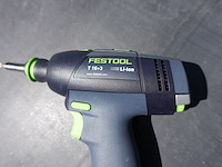Festool accu schroefmachine t18+ 3 basic - afbeelding 9 van  9