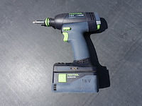 Festool accu schroefmachine t18+ 3 li 5,2 plus - afbeelding 1 van  10