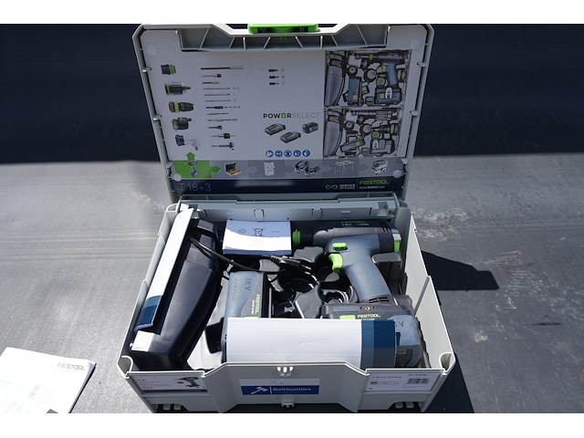 Festool accu schroefmachine t18+ 3 li 5,2 plus - afbeelding 4 van  10