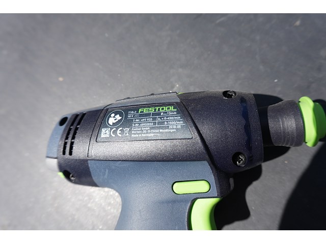 Festool accu schroefmachine t18+ 3 li 5,2 plus - afbeelding 6 van  10