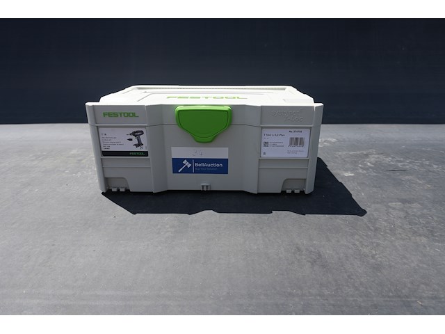 Festool accu schroefmachine t18+ 3 li 5,2 plus - afbeelding 9 van  10
