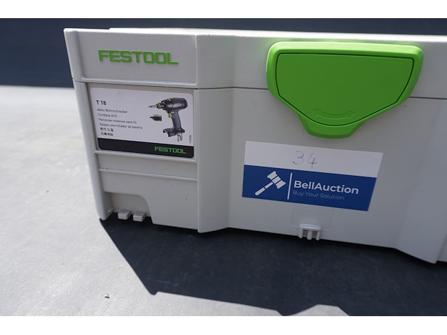 Festool accu schroefmachine t18+ 3 li 5,2 plus - afbeelding 10 van  10