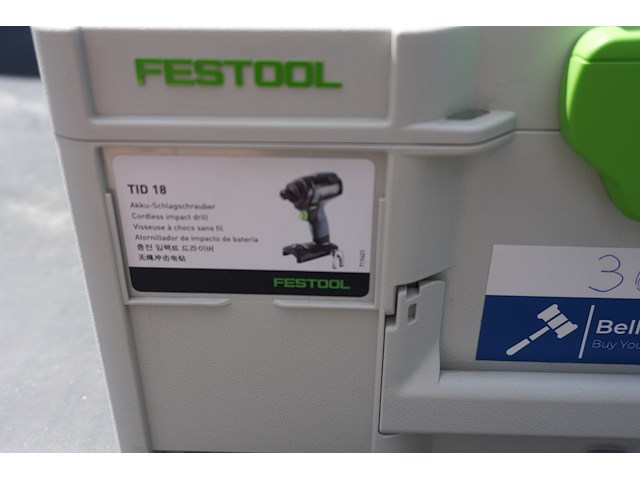 Festool accu schroefmachine tid 18 basic - afbeelding 7 van  9