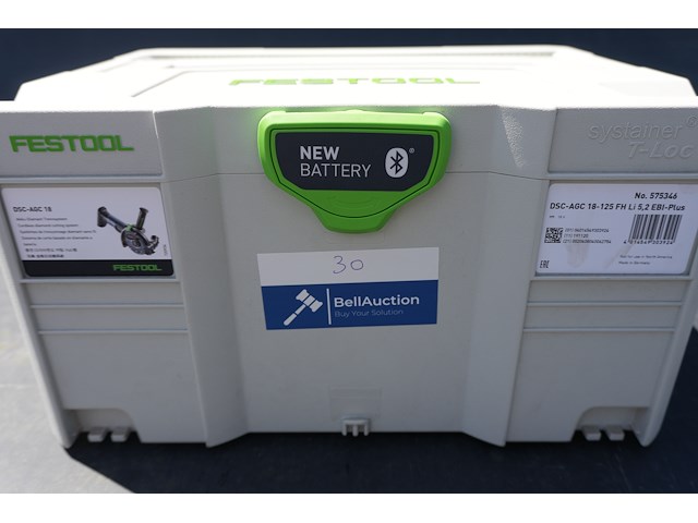 Festool accu tegelslijper dsc-agc 18 li 5,2 ebi-plus - afbeelding 3 van  12