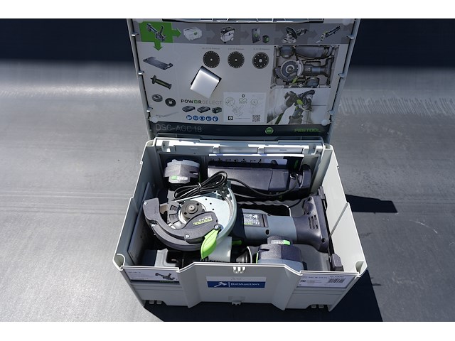 Festool accu tegelslijper dsc-agc 18 li 5,2 ebi-plus - afbeelding 8 van  12