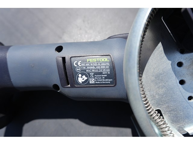 Festool accu tegelslijper dsc-agc 18 li 5,2 ebi-plus - afbeelding 11 van  11