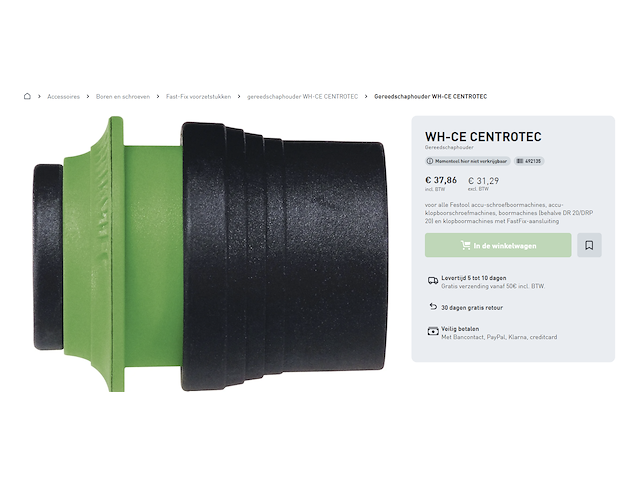 Festool boorkop wh-ce centrotec - afbeelding 3 van  3