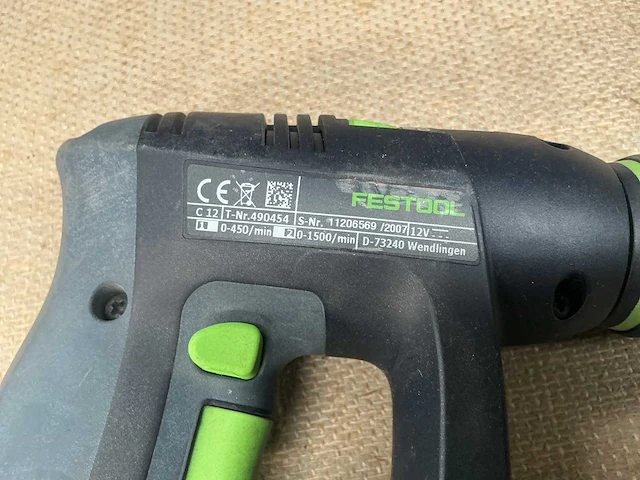 Festool c12 / ti15 schroefboormachine - afbeelding 7 van  7