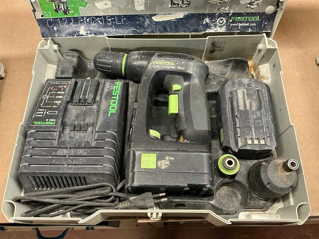 Festool c15 li 3,0plus schroefboormachine - afbeelding 1 van  1