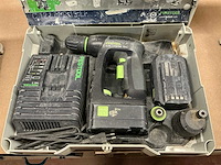 Festool c15 li 3,0plus schroefboormachine - afbeelding 1 van  1