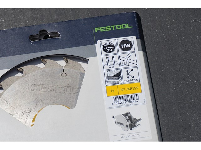 Festool cirkelzaagblad 160x2,2x20 w18 - afbeelding 1 van  3