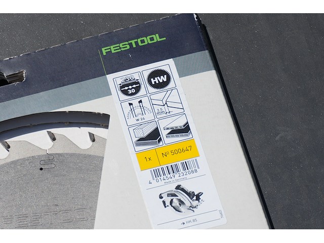 Festool cirkelzaagblad wood standard 230x2,5x30 w24 - afbeelding 1 van  2