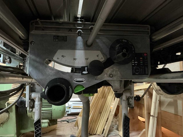 Festool cs70 ebg precisio mobiele werkplaatszaag - afbeelding 6 van  7