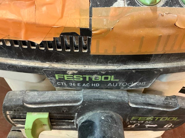 Festool ctl 36 e ac hd industriële stofzuiger - afbeelding 3 van  7