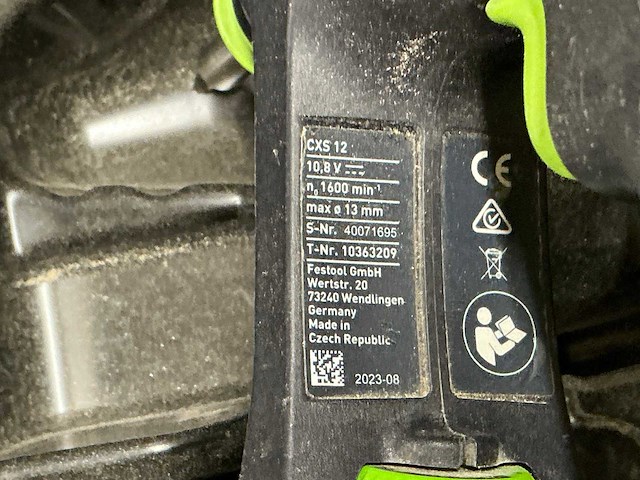 Festool cxs 12 schroefboormachine - afbeelding 3 van  4