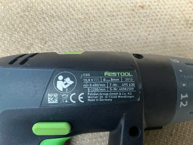 Festool cxs schroefboormachine - afbeelding 7 van  7