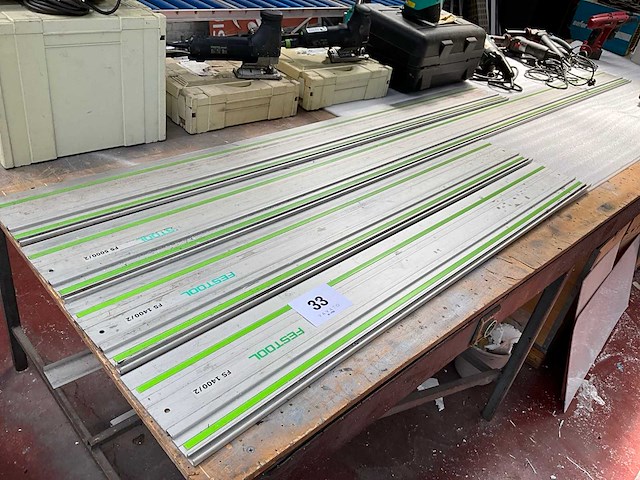 Festool geleiderails (4x) - afbeelding 1 van  5
