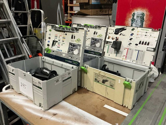 Festool gereedschapskoffers (3x) - afbeelding 1 van  4
