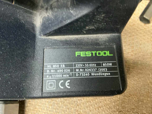 Festool hl 850 eb schaafmachine - afbeelding 7 van  7