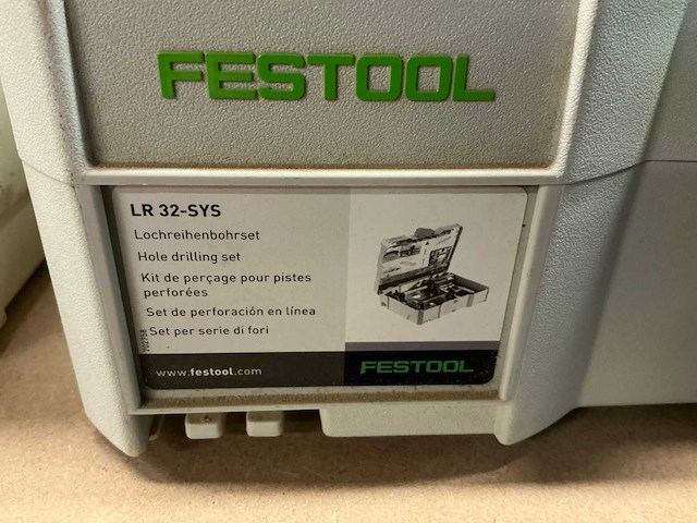 Festool lr32-sys gatenboorset - afbeelding 1 van  1