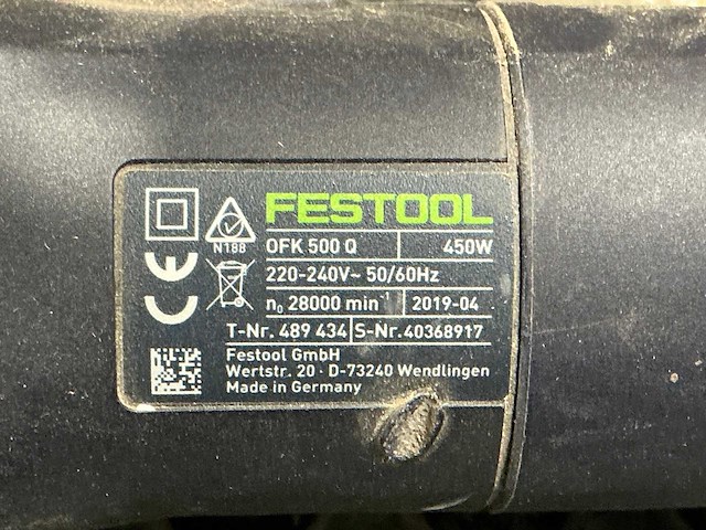 Festool ofk 500 q kantenfrees - afbeelding 3 van  6