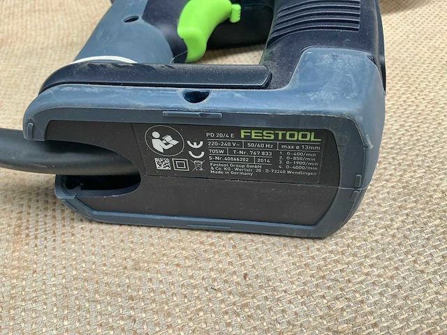 Festool pd 20/4 e boormachine - afbeelding 6 van  8